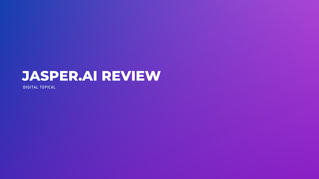 Jasper.ai review